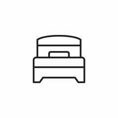 bed sleep icon sign vector