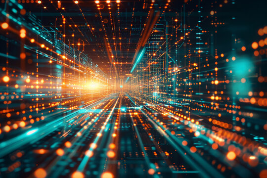 Abstract Digital Network