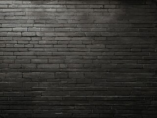 Obraz premium Dark Brick Wall Texture - Building Exterior Background