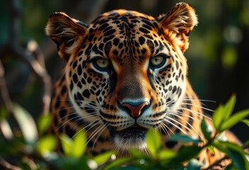 Obraz premium Majestic jaguar in its habitat