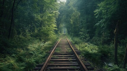 Fototapeta premium A wildlife corridor established to connect preserved forests, allowing animals to migrate safely between habitats.