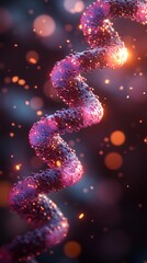 Obraz premium Colorful Abstract Representation of Molecular Structure