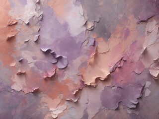 Fototapeta premium Abstract Impasto Painting with Pastel Colors and Textured Background