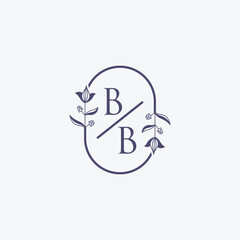 Beauty And Fashion Logo With Letter BB