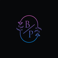 Beauty And Fashion Logo With Letter BP