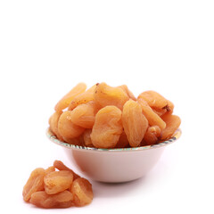Dried Apricots in a bowl