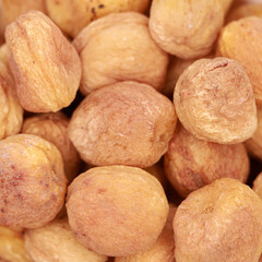 close up of a pile of apricot fruit