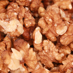 close up of walnuts