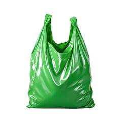 green plastic bag