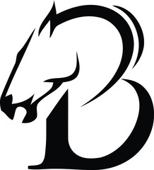 b logo design