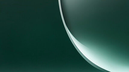 A Serene Reflection Captured in a Curved Shape Against a Dark Half-Circle Backdrop