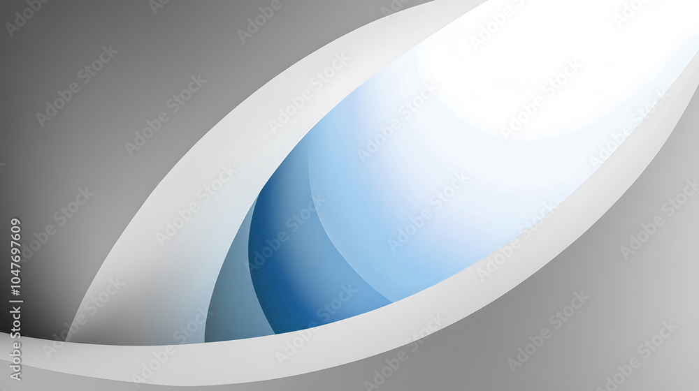Aufkleber a serene blend of shapes and colors creating an abstract half-circle design at twilight