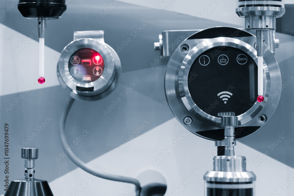 Aufkleber quality control on milling cnc machine, coordinate measuring machine, quality control machine