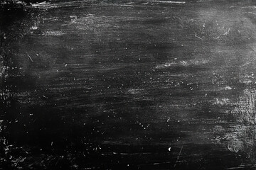 Obraz premium Vintage Black Chalkboard Background with Distressed Texture