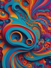Fototapeta premium abstract background with circles