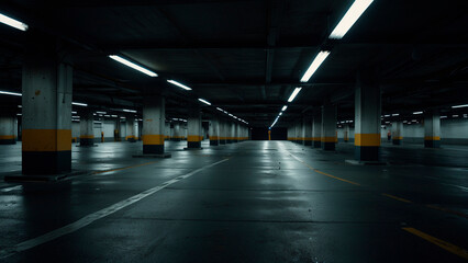 Estacionamiento subterraneo vacio
