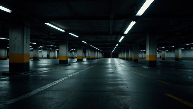 Estacionamiento subterraneo vacio