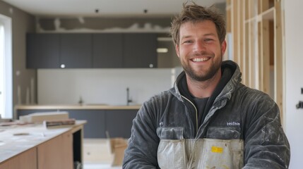 a professional construction of a man 