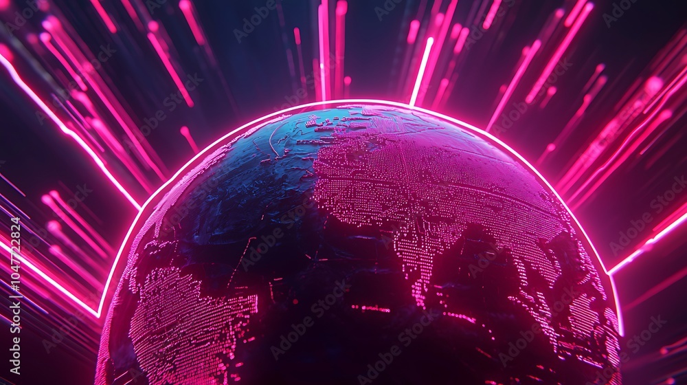 Poster global connectivity with neon data streams