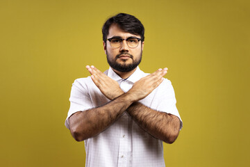 Brazilian man wearing white shirt