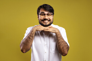 Brazilian man wearing white shirt