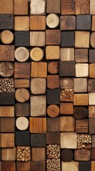 多様な木の質感：自然な模様とユニークな木目のバリエーションのコレクション