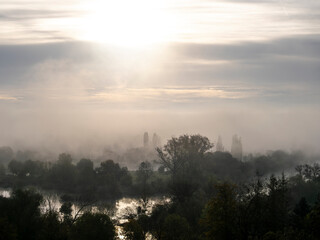 sunrise in the mountains