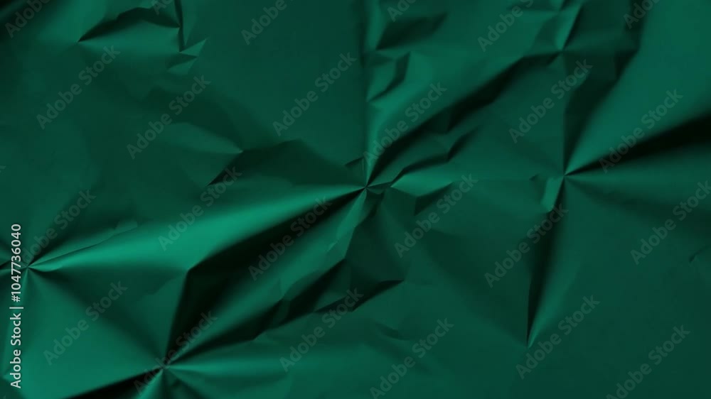 Poster the dark green crumpled paper creates an interesting texture, perfect for crafting, art, and design 