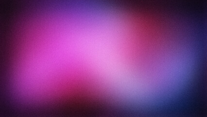 A vibrant abstract gradient featuring soft transitions of pink, purple, and blue hues with a grainy texture, perfect for creative backgrounds and wallpapers