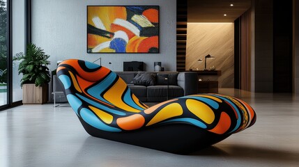 Colorful Artistic 3D Furniture Concept Design
