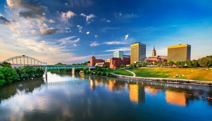 Obraz premium knoxville tennessee usa downtown at world s fair park