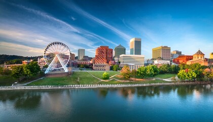 Obraz premium knoxville tennessee usa downtown at world s fair park