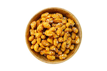 Caramelised peanuts with sesame, Candied peanuts