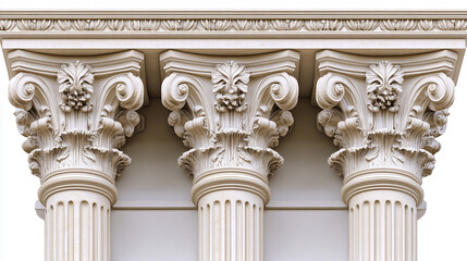Classic Ornamental Column Architecture Detail