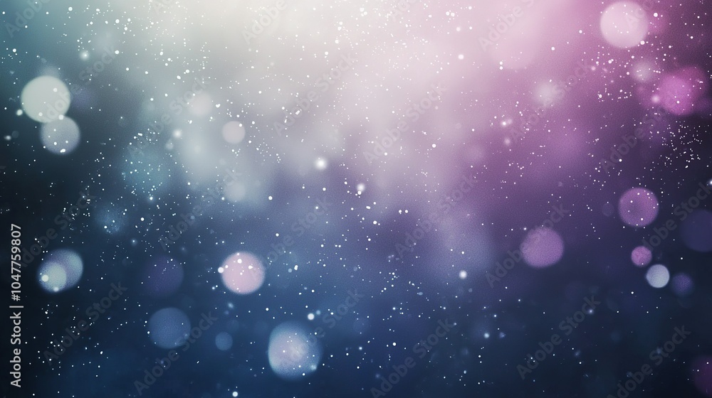 Poster a vibrant display of colorful bokeh lights shimmering in a darkened space, creating a dreamlike atmo