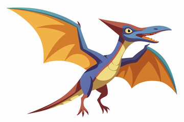 Pteranodon. A flying dinosaur from the Cretaceous era  © Jhanto