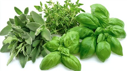 Fresh Herbs Selection for Culinary Use