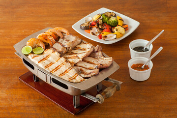 Delicious latin barbecue bbq chicken