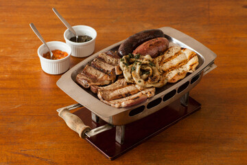 Delicious latin barbecue bbq