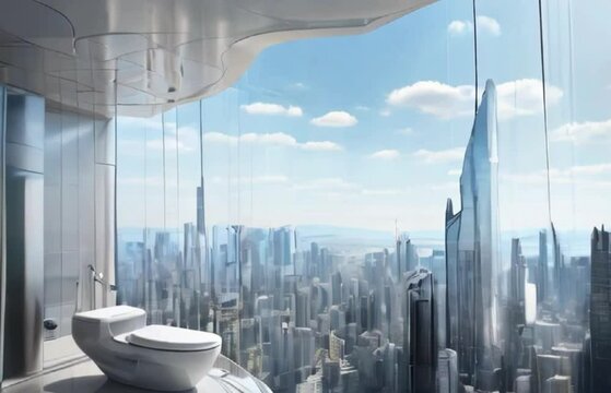 modern bathroom interior with sink colorful lights HD resolution with hyper realistic nature ai generative 4K Background.