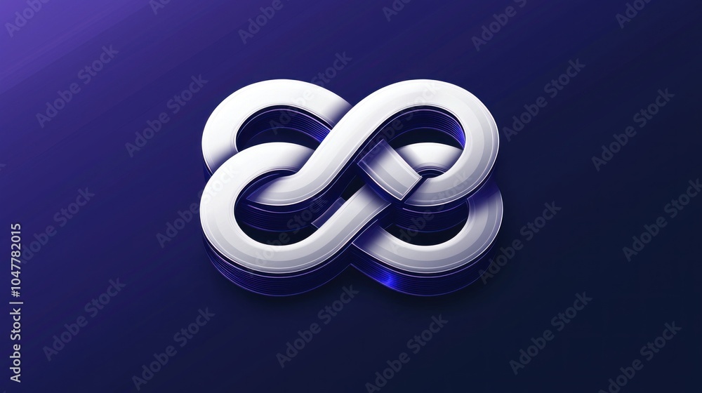 Aufkleber futuristic ai logo design a simple yet striking visual representation set against a sleek background