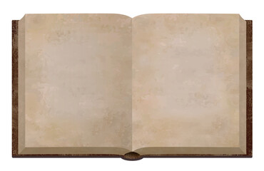 文字を入れやすい真っ直ぐな開き方の本古いノート