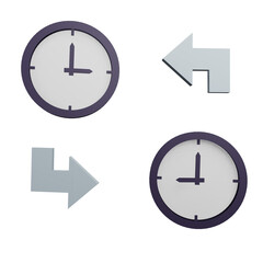 3 D illustration of zone time