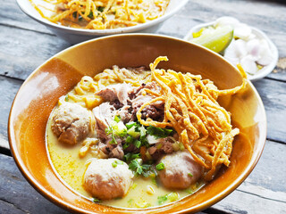 Khao Soi, Thai Noodles Khao Soi, Northern Thai food