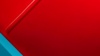 Red and Blue Geometric Abstract Background