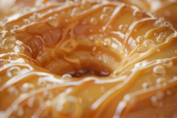 Closeup of Caramel Drizzle
