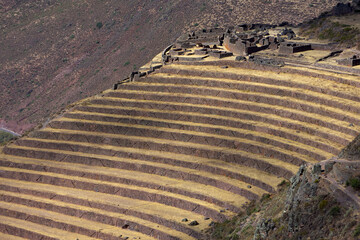 The terraces of Pisac are one of the most remarkable features of the Pisac Archaeological Park....