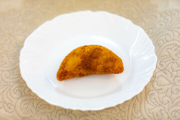 Traditional snack known as risoles, stuffed with minced meat and fried
