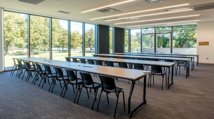 Modern Conference Room with Abundant Natural Light