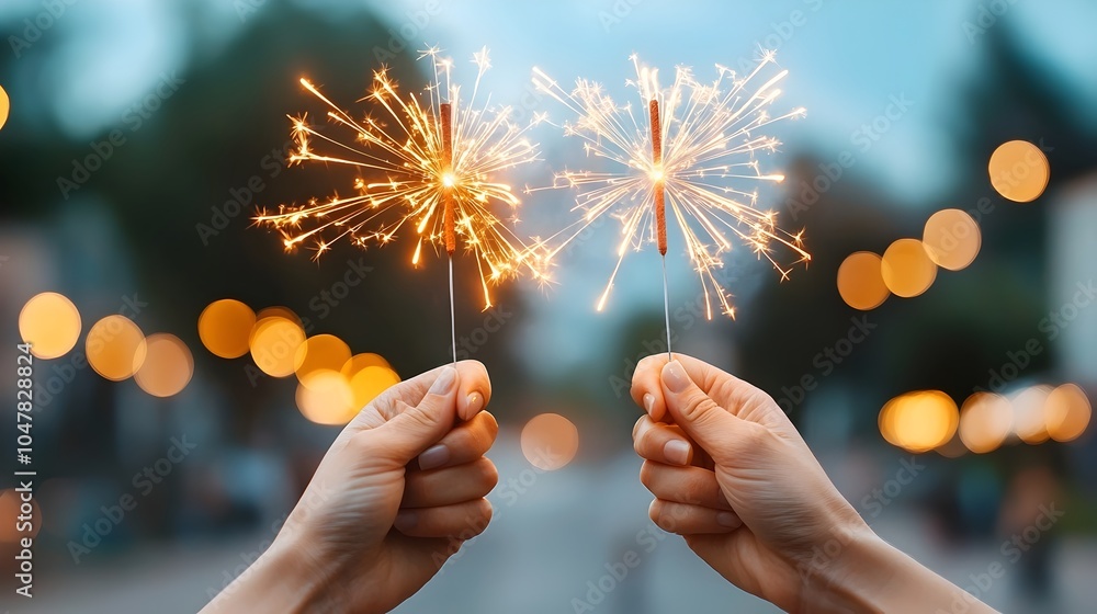 Poster captivating pyrotechnics lighting up the night sky in a synchronized vibrant and dazzling firework d